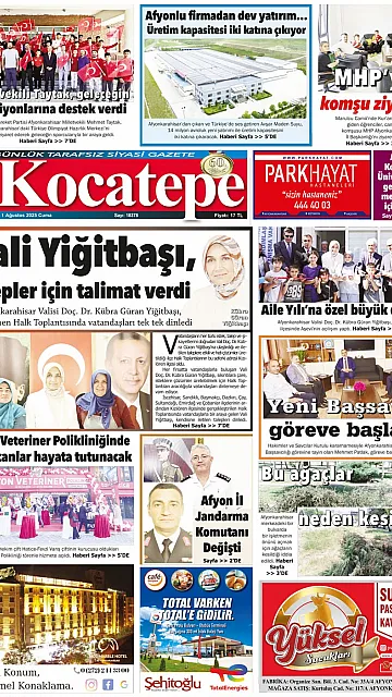 E-Gazete - Tarih: 01 Ağustos 2025