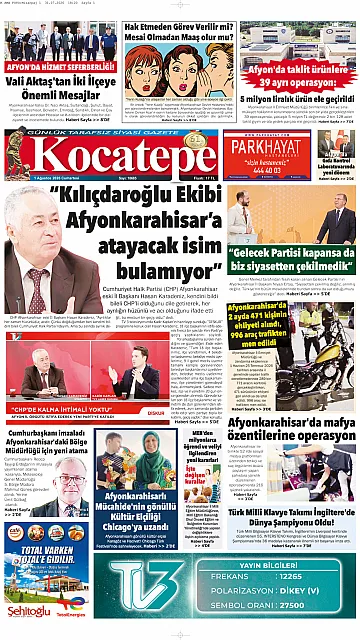 E-Gazete - Tarih: 01 Ağustos 2026