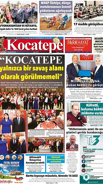 E-Gazete - Tarih: 01 Eylül 2026
