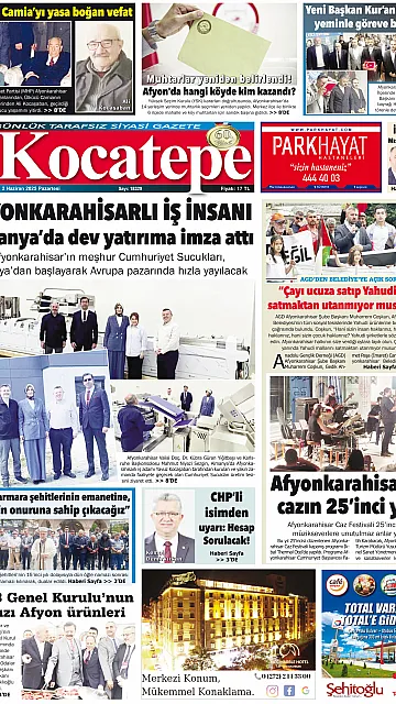 E-Gazete - Tarih: 02 Haziran 2025