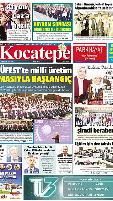E-Gazete - Tarih: 02 Haziran 2026