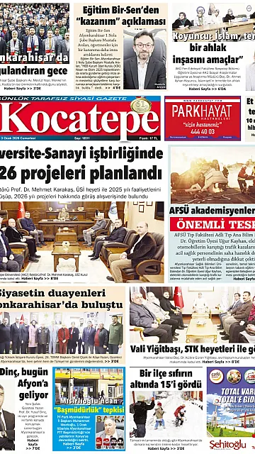 E-Gazete - Tarih: 03 Ocak 2026