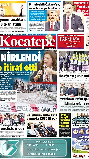 E-Gazete - Tarih: 03 Nisan 2026