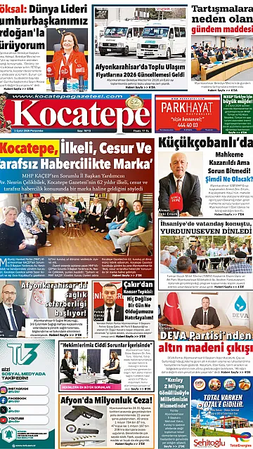 E-Gazete - Tarih: 03 Eylül 2026