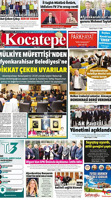 E-Gazete - Tarih: 03 Ekim 2026