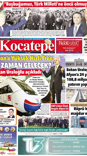 E-Gazete - Tarih: 04 Nisan 2026