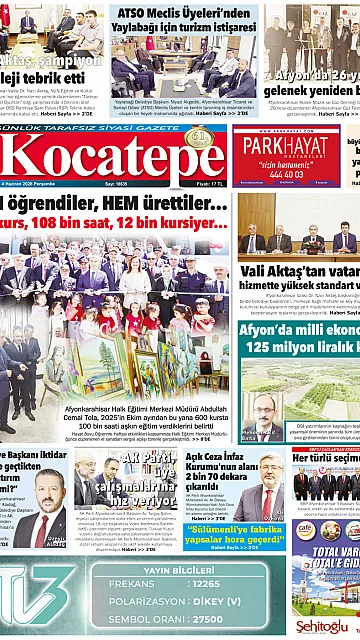 E-Gazete - Tarih: 04 Haziran 2026