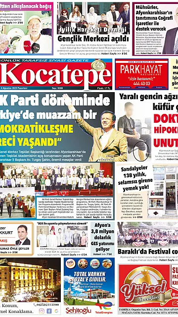 E-Gazete - Tarih: 04 Ağustos 2025