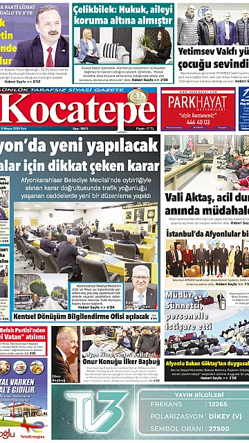 E-Gazete - Tarih: 05 Mayıs 2026