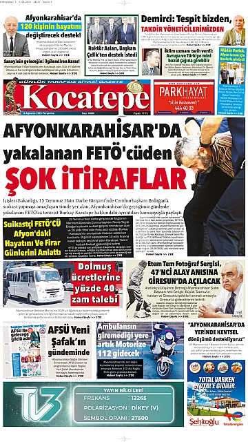 E-Gazete - Tarih: 06 Ağustos 2026
