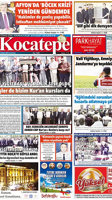 E-Gazete - Tarih: 06 Eylül 2025