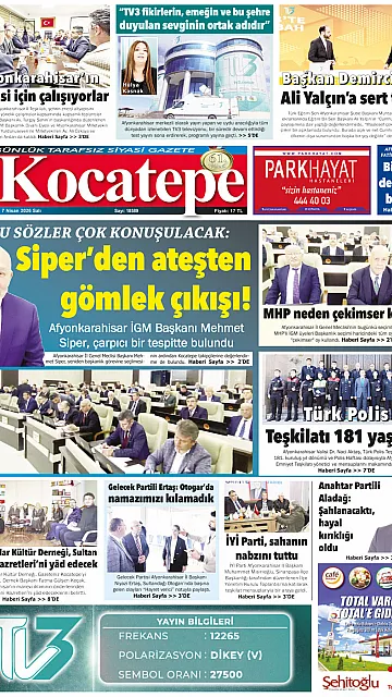 E-Gazete - Tarih: 07 Nisan 2026