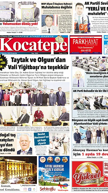 E-Gazete - Tarih: 07 Ağustos 2025