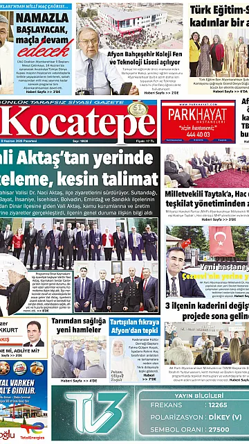 E-Gazete - Tarih: 08 Haziran 2026