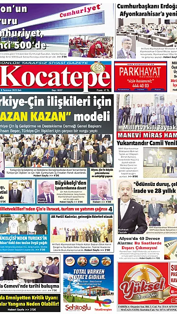 E-Gazete - Tarih: 08 Temmuz 2025