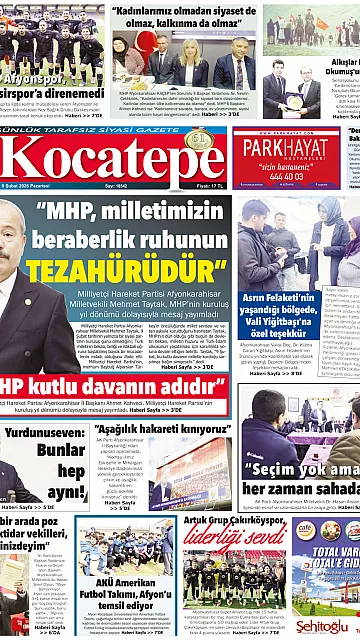 E-Gazete - Tarih: 09 Şubat 2026