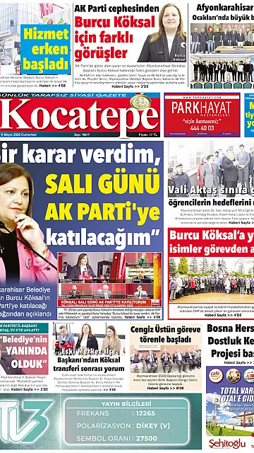 E-Gazete - Tarih: 09 Mayıs 2026