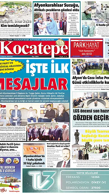 E-Gazete - Tarih: 09 Haziran 2026