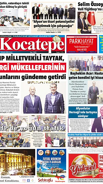 E-Gazete - Tarih: 19 Eylül 2025