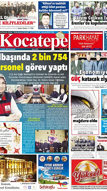 E-Gazete - Tarih: 01 Ocak 2025