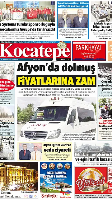 E-Gazete - Tarih: 10 Temmuz 2025