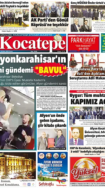 E-Gazete - Tarih: 10 Ekim 2025