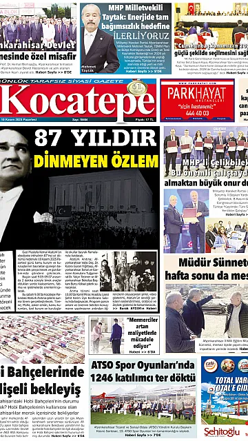 E-Gazete - Tarih: 10 Kasım 2025