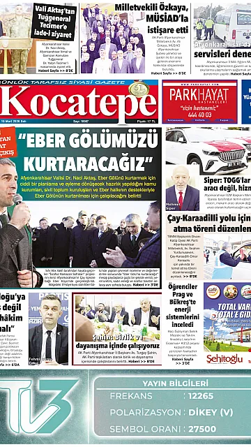 E-Gazete - Tarih: 10 Mart 2026