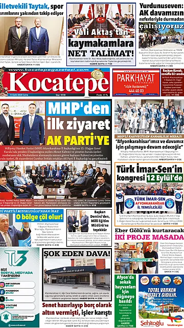 E-Gazete - Tarih: 11 Eylül 2026