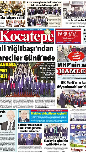 E-Gazete - Tarih: 12 Ocak 2026