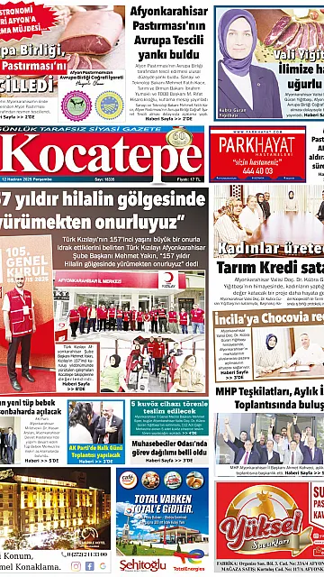 E-Gazete - Tarih: 12 Haziran 2025