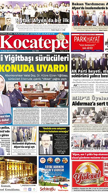 E-Gazete - Tarih: 12 Nisan 2025