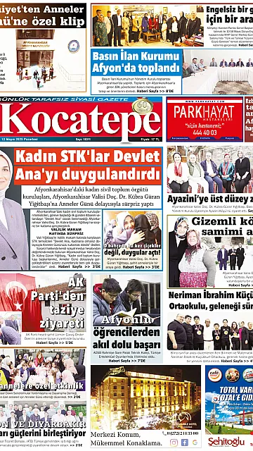 E-Gazete - Tarih: 12 Mayıs 2025