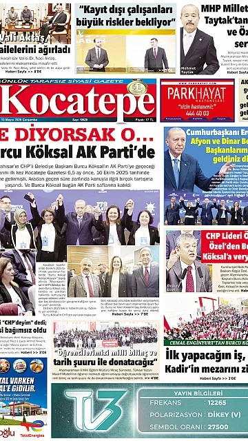 E-Gazete - Tarih: 13 Mayıs 2026