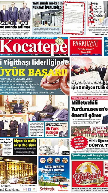 E-Gazete - Tarih: 13 Haziran 2025