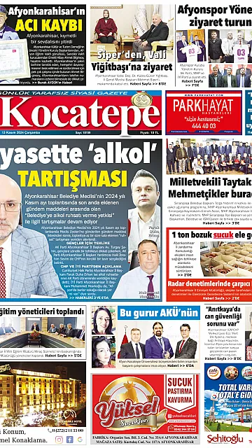 E-Gazete - Tarih: 13 Kasım 2024