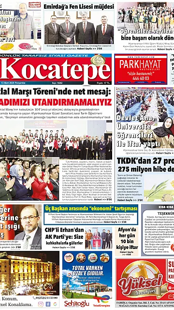 E-Gazete - Tarih: 13 Mart 2025