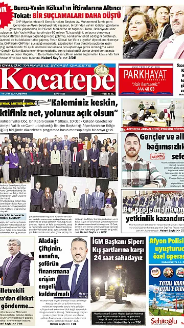 E-Gazete - Tarih: 14 Ocak 2026