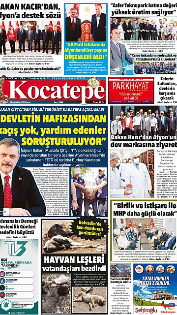 E-Gazete - Tarih: 14 Ağustos 2026