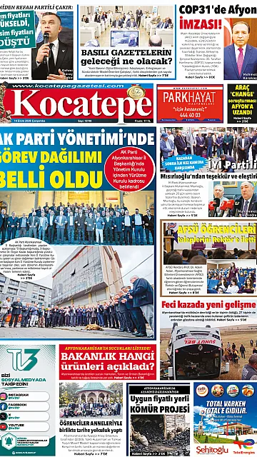 E-Gazete - Tarih: 14 Ekim 2026