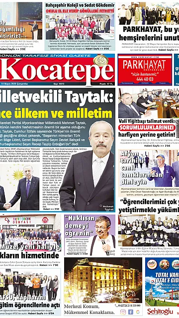 E-Gazete - Tarih: 14 Mayıs 2025
