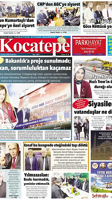 E-Gazete - Tarih: 15 Ocak 2026