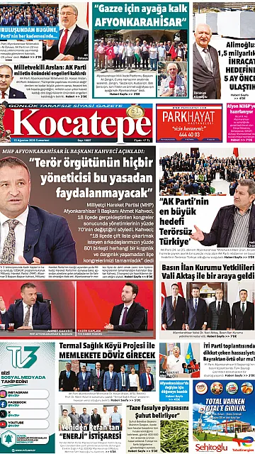 E-Gazete - Tarih: 15 Ağustos 2026