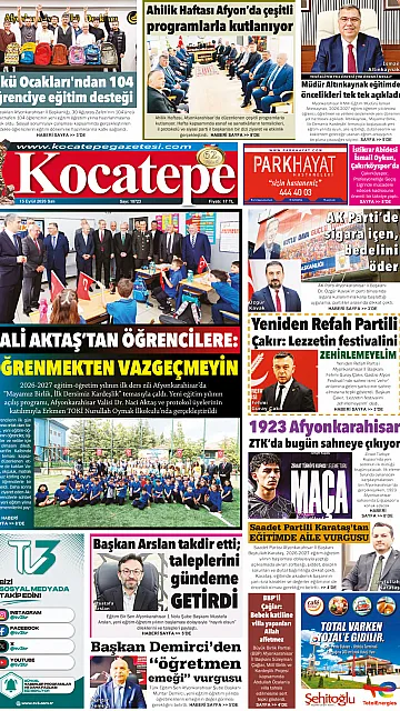 E-Gazete - Tarih: 15 Eylül 2026