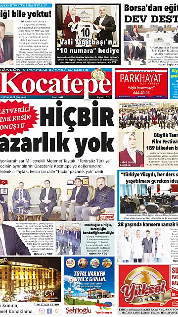 E-Gazete - Tarih: 15 Ekim 2025