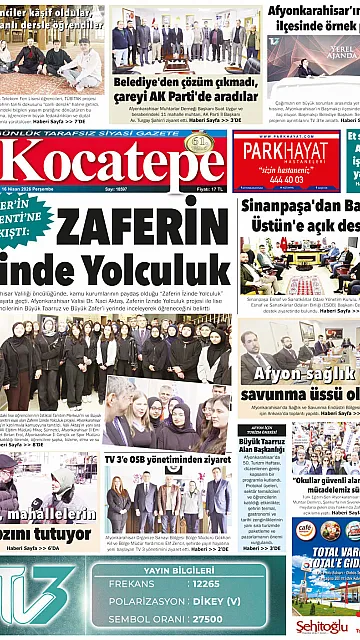 E-Gazete - Tarih: 16 Nisan 2026