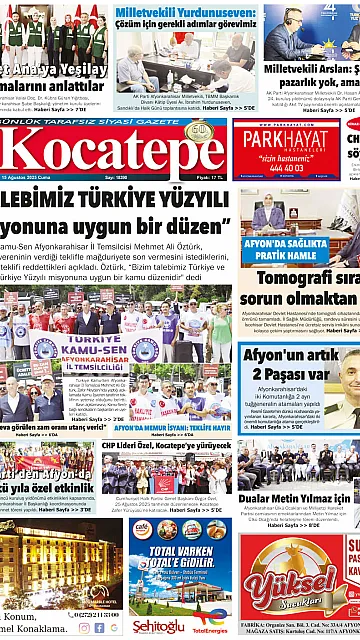 E-Gazete - Tarih: 16 Ağustos 2025