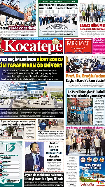 E-Gazete - Tarih: 16 Eylül 2026