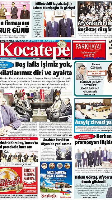 E-Gazete - Tarih: 16 Ekim 2025