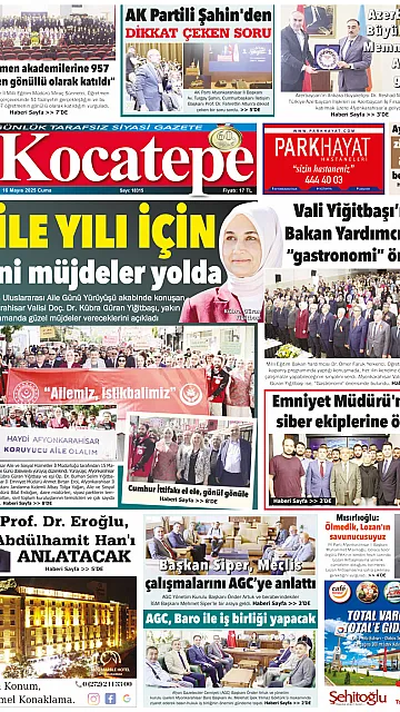 E-Gazete - Tarih: 16 Mayıs 2025